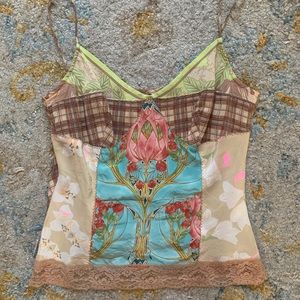 Vintage Tracy Reese 100% Silk cami.